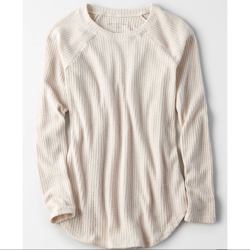 American Eagle Soft & Sexy Plush Waffle Top